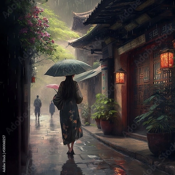 Fototapeta miasteczko