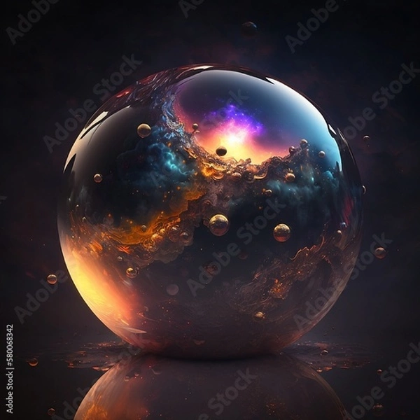 Fototapeta kosmiczna kula