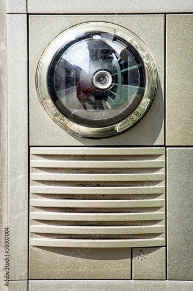 Fototapeta modern intercom