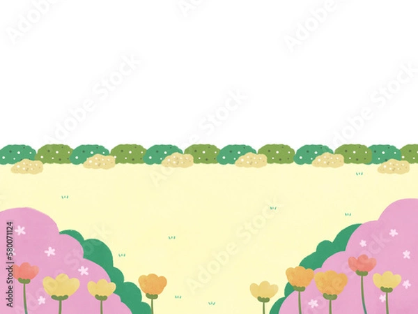 Obraz 봄학기 일러스트
