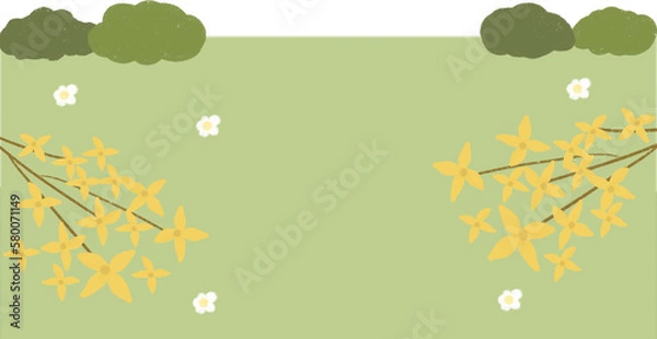 Obraz 봄학기 일러스트
