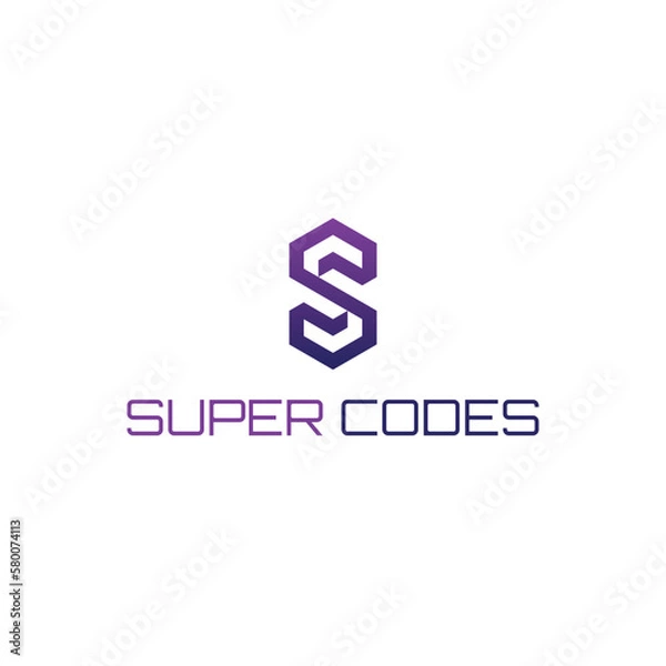 Fototapeta Super Codes Logo
