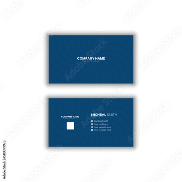 Fototapeta Creative and modern business card template