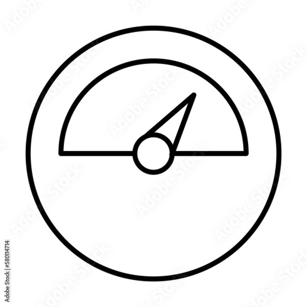 Obraz Gauge, energy icon. Simple line, outline electro power icons for ui and ux, website or mobile application on white background