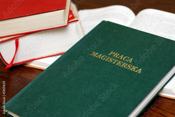 Fototapeta praca magisterska