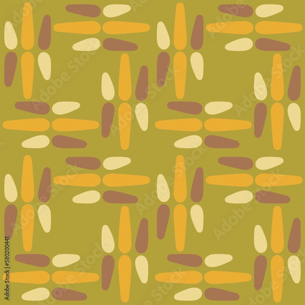 Fototapeta Spotted seamless pattern for decorating any surfaces or things. Timeless abstract ornament.