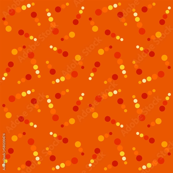 Fototapeta Spotted seamless pattern for decorating any surfaces or things. Timeless abstract ornament.