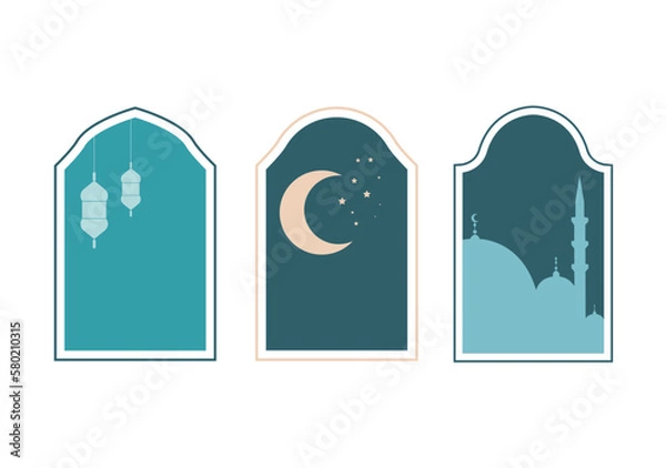 Obraz Ramadan background, islamic illustration, pattern
