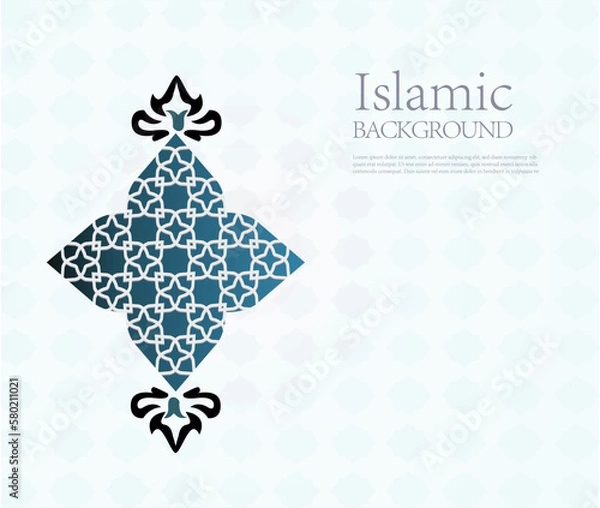 Obraz Ramadan background, islamic illustration, pattern
