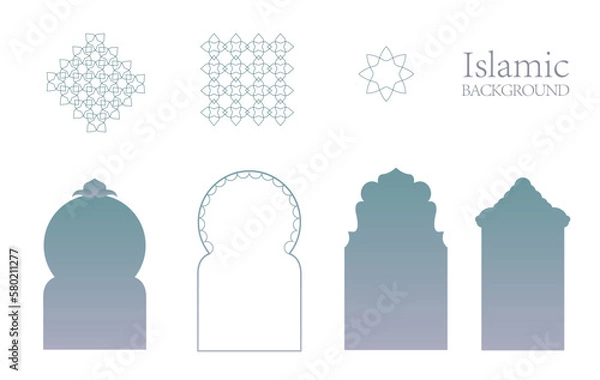 Obraz Ramadan background, islamic illustration, pattern
