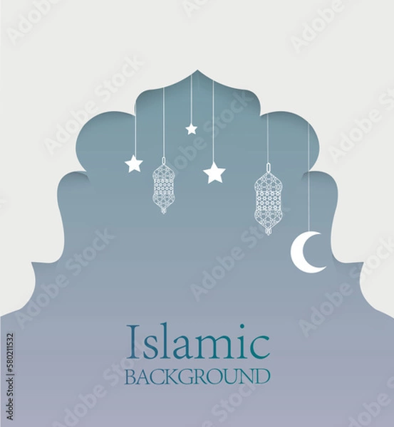 Obraz Ramadan background, islamic illustration, pattern
