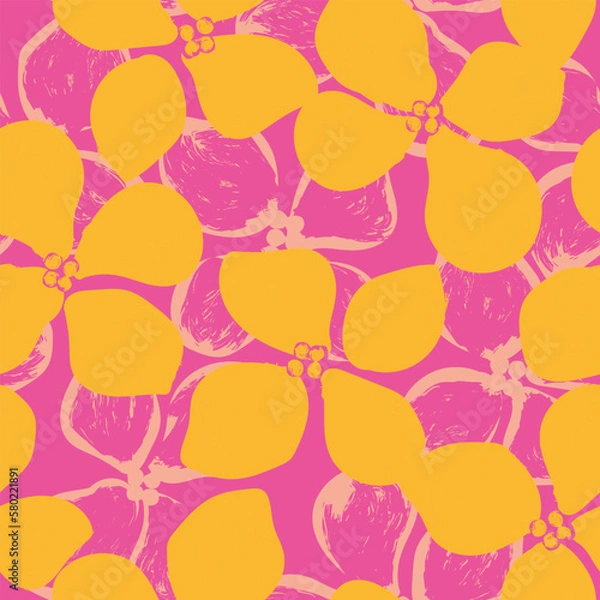 Fototapeta Abstract Floral Seamless Pattern Design