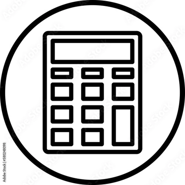 Fototapeta Vector Design Calculator Icon Style