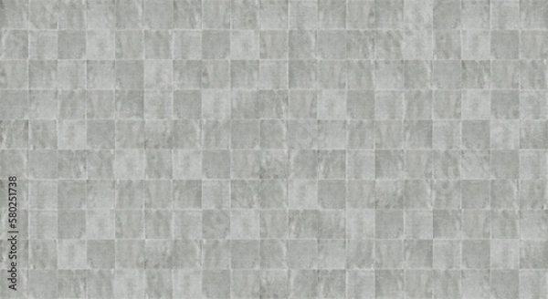 Fototapeta 重ねた銀箔に時代感がある、屏風絵の背景