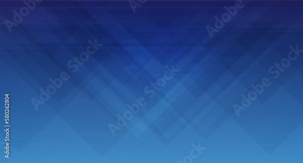 Fototapeta Abstract blue color background, low poly design. Trendy abstract blue background for wallpaper, banner and sports flyer. Modern backdrop for poster. Arrow and speed background. Abstract vector concept