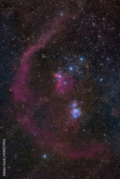 Fototapeta Part of Orion molecular cloud complex