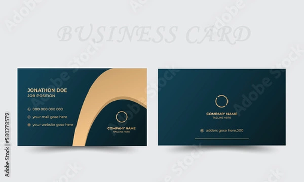 Fototapeta luxury business card design,Business card design,template with card
