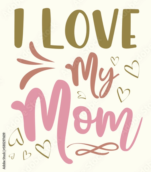 Fototapeta Appreciation Design for Mother's Day. Eps-10.  
