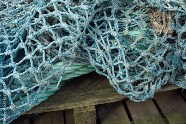 Obraz mailles de filet de pêche