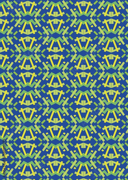Obraz seamless pattern with elements