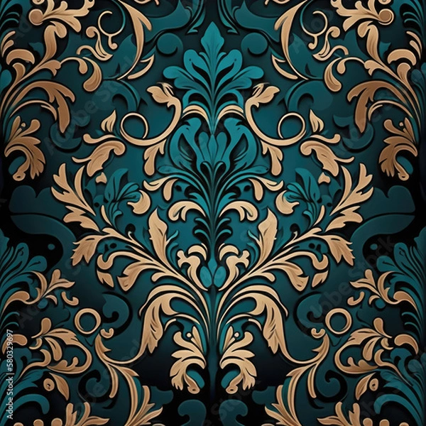 Fototapeta seamless pattern with elements