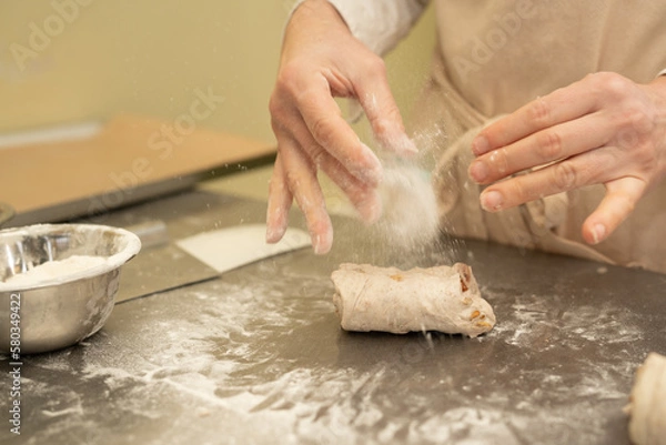 Obraz パン生地作り