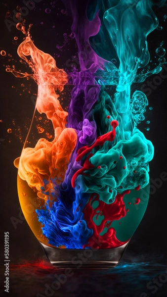 Fototapeta Abstract backgrounds different shapes modern popular designs and colors