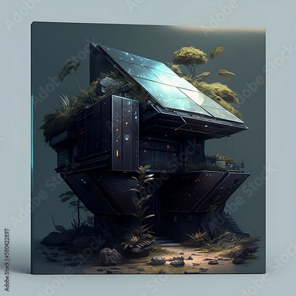 Fototapeta the house of the future