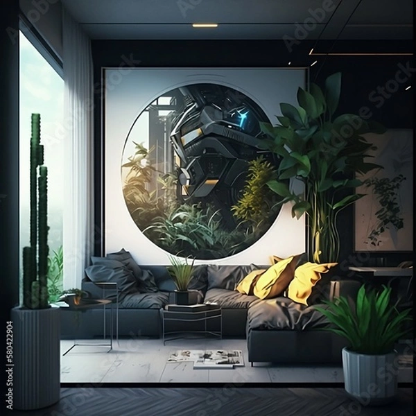 Obraz modern living room