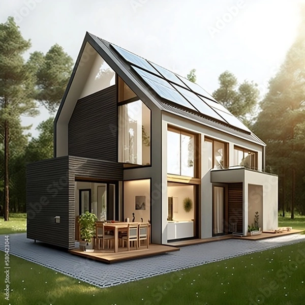 Obraz beautiful house