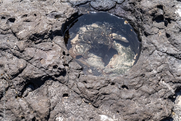 Fototapeta sea ​​water in stone