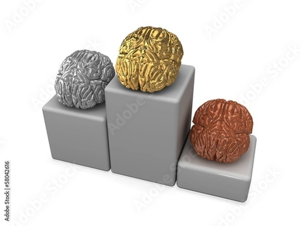 Obraz 3d brain competition. Award