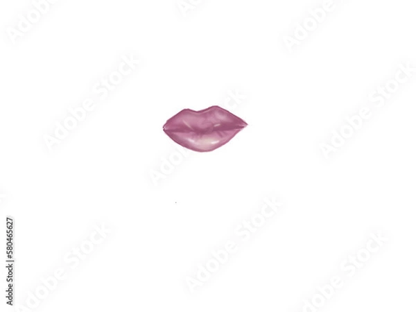 Obraz glossy lips illustration 