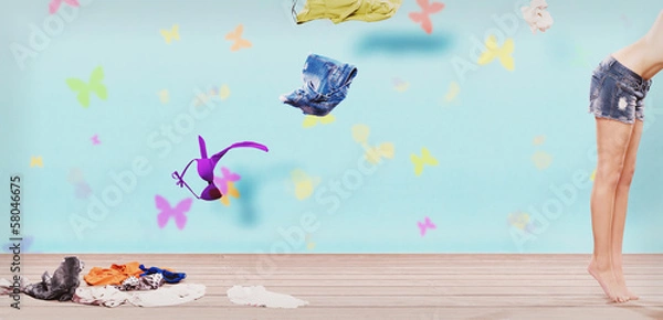 Obraz kleider werfen