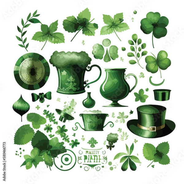 Obraz st patricks day icons
