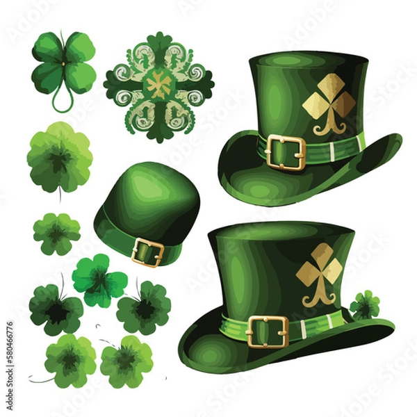 Obraz st patricks day set