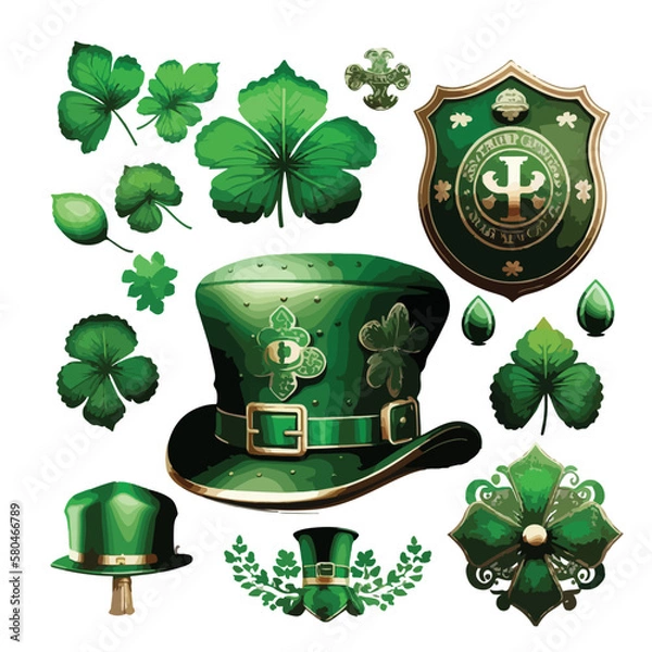 Obraz st patricks day icons
