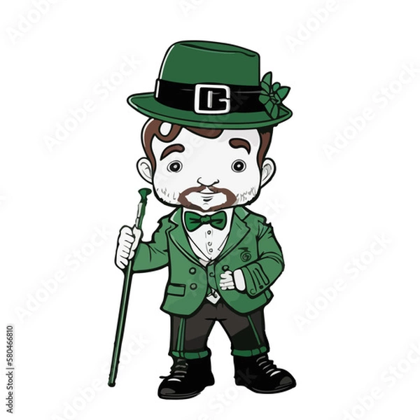 Obraz st patricks day leprechaun