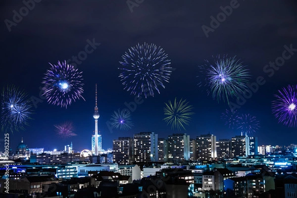 Obraz feuerwerk in berlin
