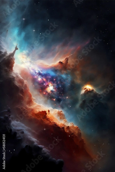 Obraz Cosmic Spectacle: A Glimpse into the Universe