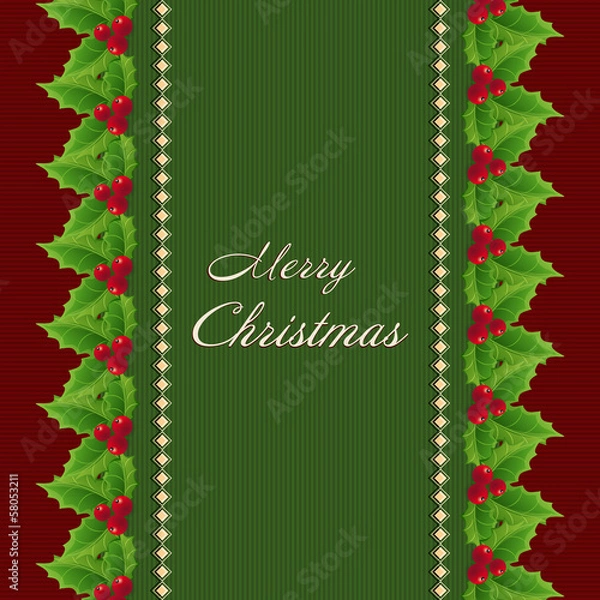 Obraz Christmas card