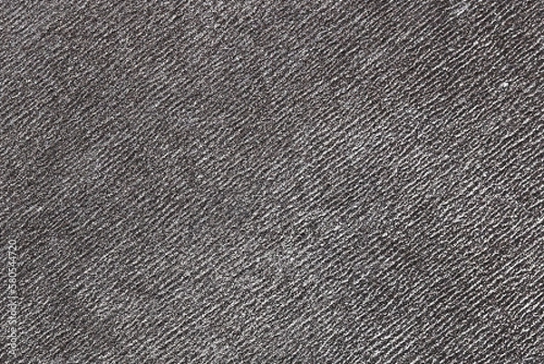 Obraz Frying pan texture. Closeup frying surface. Teflon macro pattern. Black stripes background.
