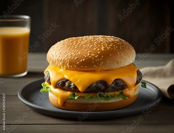Obraz hamburger