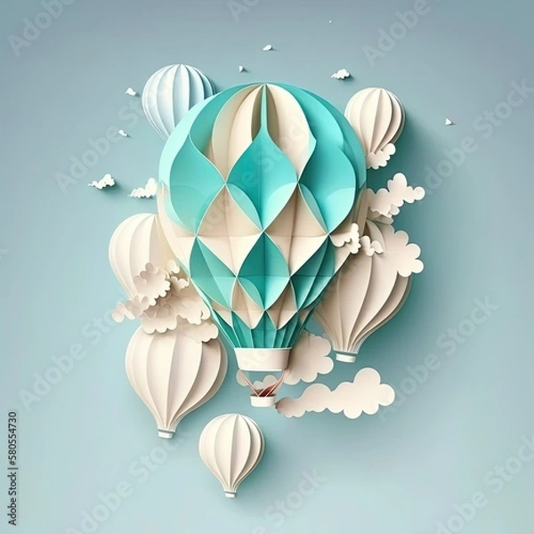 Obraz Paper cutout - balloon