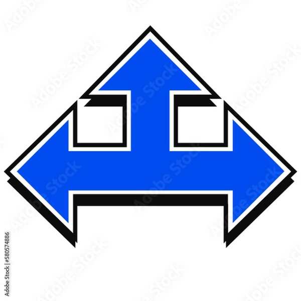 Fototapeta Arrow Vector Icon