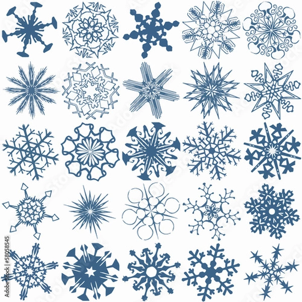 Fototapeta Snowflakes