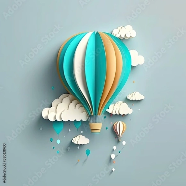Obraz Paper cutout - balloon