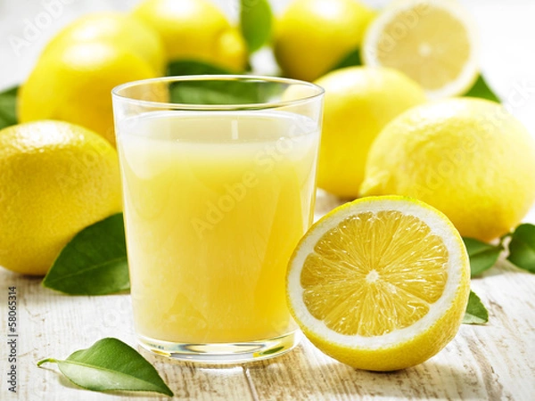 Obraz Glas Zitroensaft