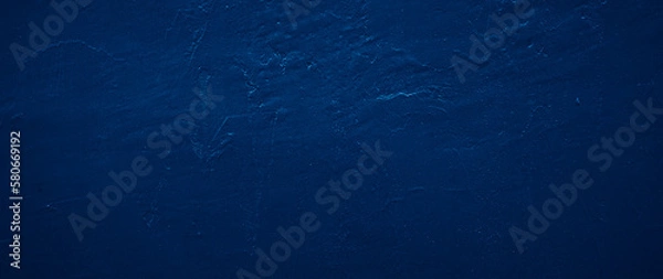 Fototapeta Abstract blue grunge wall texture background. abstract texture background with copy space.