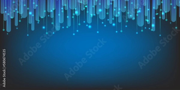 Fototapeta Technology of future background,artificial intelligence,hitech illustration